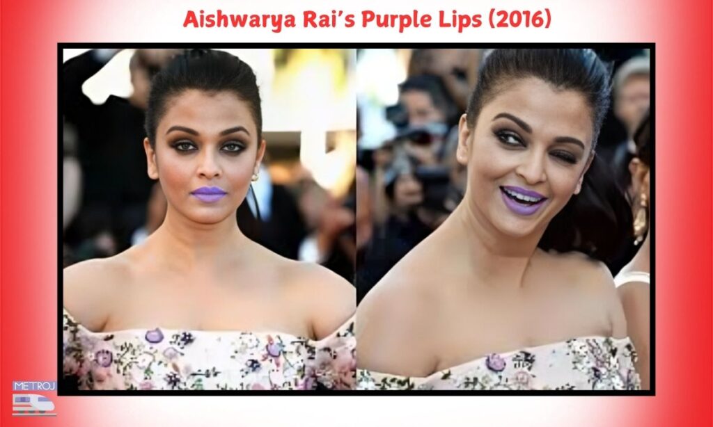 Aishwarya Rai’s Purple Lips (2016)