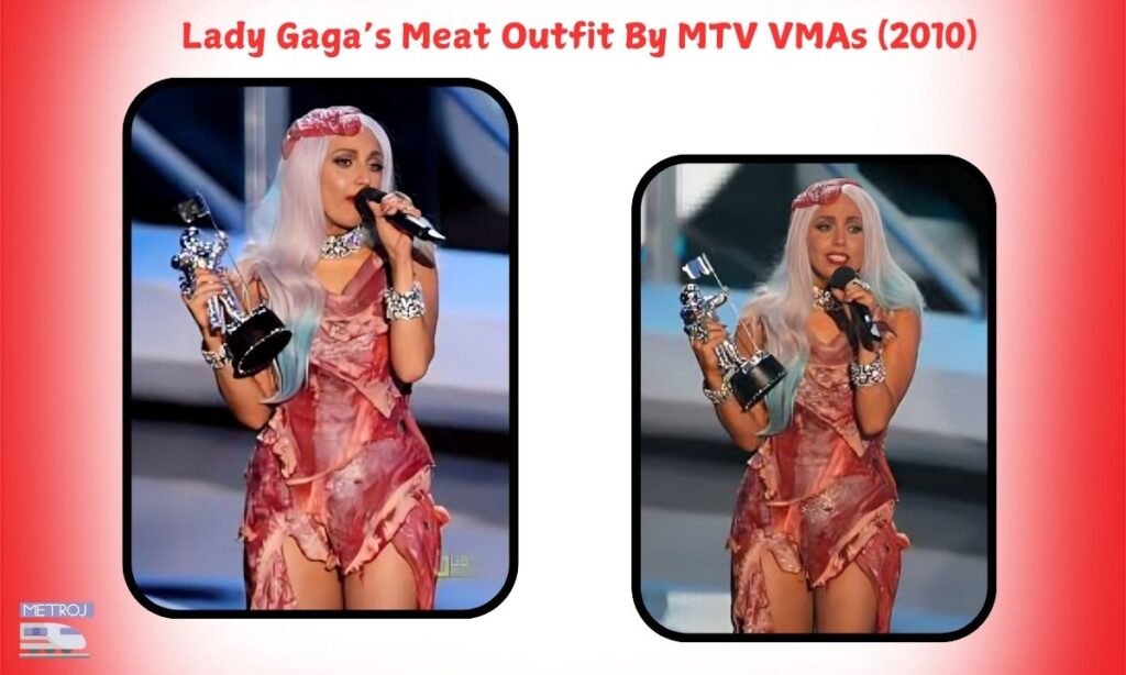 Lady Gaga’s Meat Outfit By MTV VMAs (2010)