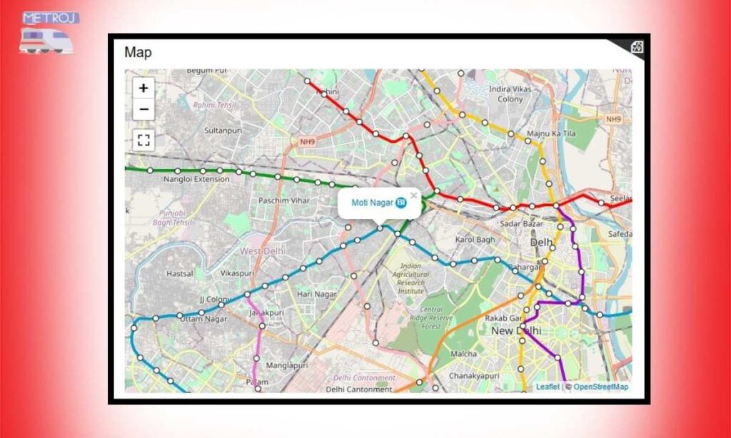 Destinations To Visit Via Moti Nagar Metro